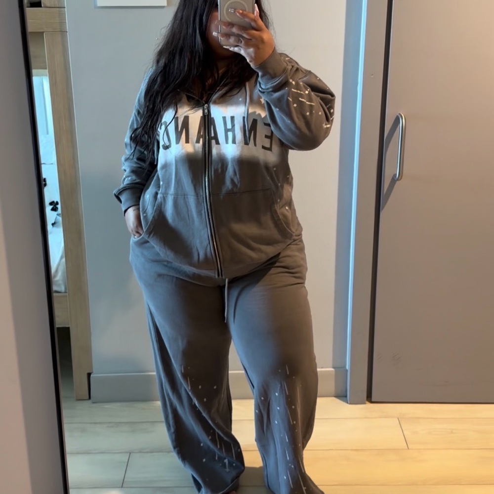 Fashion Nova Gray Women's Jogger Set